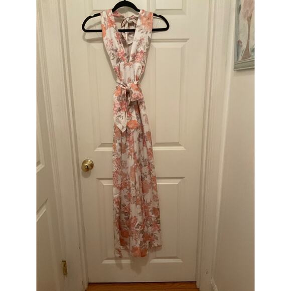 STUNNING NOOKIE UTOPIA FLORAL JUMPSUIT NWT, SOLD OUT ON REVOLVE MSRP $379, XS - Picture 7 of 8